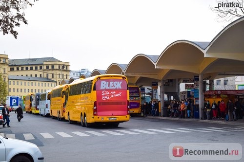 Автовокзал RegioJet (Student Agency) в Брно.