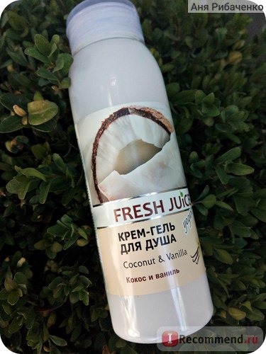 Гель для душа Fresh Juice Coconut & Vanilla фото