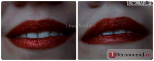 1 фото нанесение с помощью Duraline, 2- на прозрачный блеск для губ