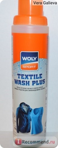 Моющее средство для стирки изделий из текстиля Woly Sport Textile Wash Plus фото