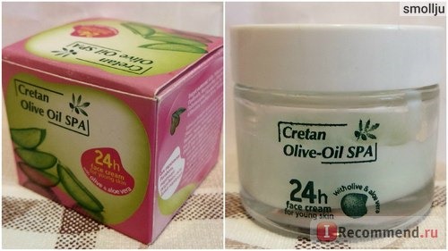 Крем для лица Creat Olive Oil SPA 24h face cream for young skin with olive & aloe vera фото