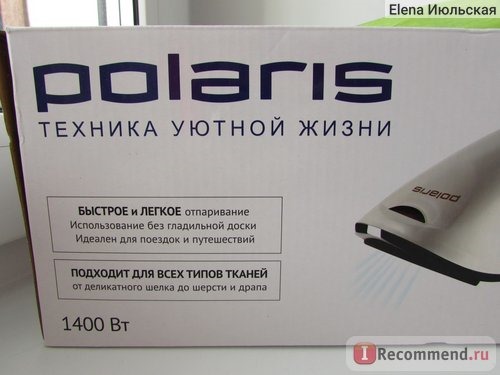 Отпариватель для одежды Polaris PGS 1412C фото