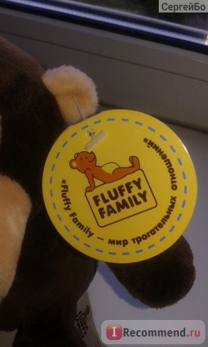 Мягкая игрушка Fluffy family Обезьяна 16см фото