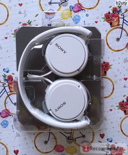 Наушники Sony MDR-ZX110 White фото