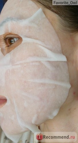 Тканевая маска для лица LIMONI Суперувлажняющая с гиалуроновой кислотой SHEET MASK WITH HYALURONIC ACID фото