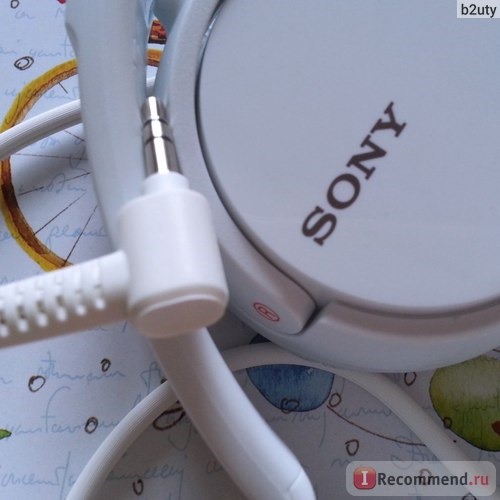 Наушники Sony MDR-ZX110 White фото