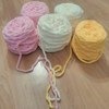 Пряжа AliExpress 110g/pc Cotton Colorful Dye Scarf Hand-knitted Yarn knitting 9-14mm Needles Soft Milk Thick Wool фото