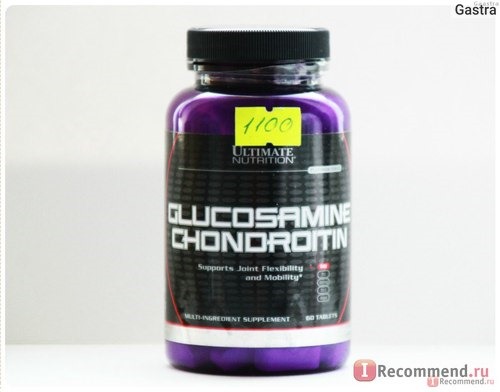 Пищевая добавка для суставов и связок Ultimate Nutrition Glucosamine, Chondroitin & MSM фото