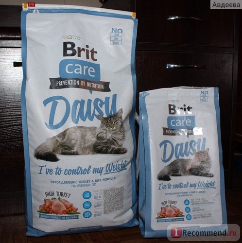 Brit Care Daisy I have to control my Weight для кошек с избыточным весом