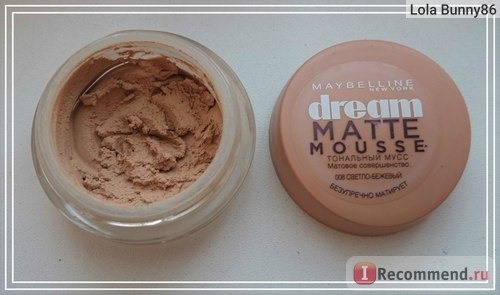 Тональный мусс для лица MAYBELLINE dream matte mousse фото