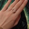 Ювелирные изделия Sokolov jewelry Серебряное кольцо с покрытием золото Арт. 93010419 фото