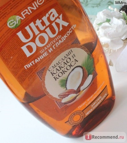 Шампунь Garnier Ultra Doux какао и кокос фото