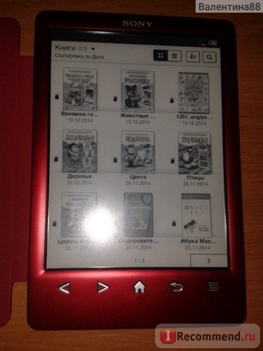 Электронная книга Sony PRS-T3 Reader фото