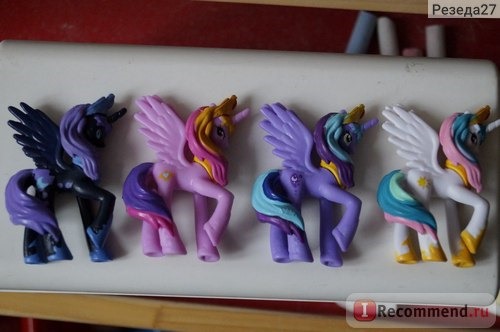 Aliexpress набор фигурок пони (12 шт) - Mini Dolls Lot 12Pcs Friendship Is Magic Cute My little pony Horse Toppers Action Figure Kids Toy MLP Gift фото