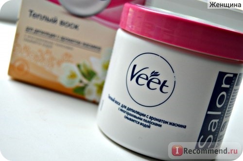 Теплый воск Veet Salon с ароматом жасмина фото