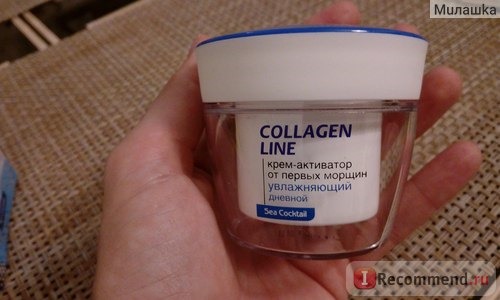 Крем от первых признаков старения Секреты Лан Дневной увлажняющий Collagen Line фото