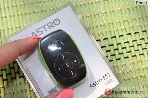 MP3-плеер Astro M2 8GB Black/Green фото