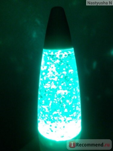Светильник светодиодный Flarx с мерцающими блестками, переливается разными цветами фото