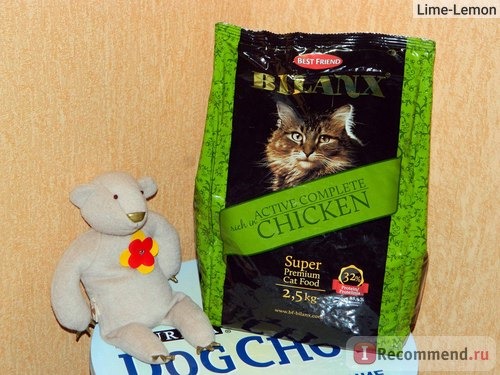 Корм для кошек Best Friend Bilanx Active Complete rich in Chicken фото