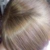 Цвет волос до применения anti-yellow effect