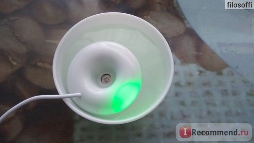 Ультразвуковой увлажнитель воздуха Aliexpress Portable Mini Sweet Loop Doughnut Donut USB Float Water Clean Air Humidifier фото