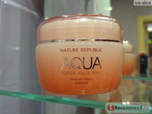 Крем для лица Nature Republic Super Aqua Max Moisture Watery Cream для сухой кожи фото