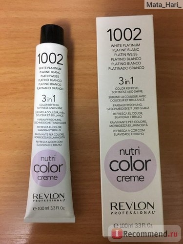 Краска для волос Revlon NUTRI COLOR CREME фото