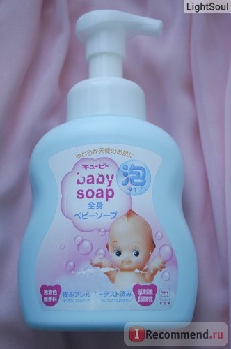 Пенка для купания COW baby soap фото