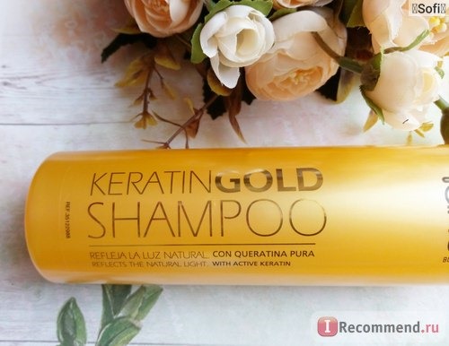 Шампунь Tahe Keratin Gold Shampoo фото