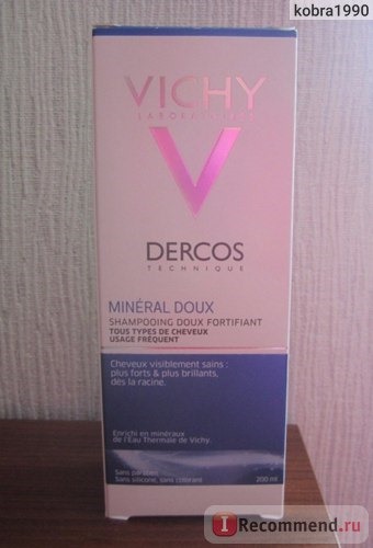 Шампунь Vichy Dercos Mineral Soft Нежные Минералы фото
