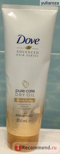 Шампунь Dove Advanced Hair Series Pure Care Dry Oil for dull, dry hair фото