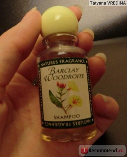 Шампунь Barclay Woodroffe Natures Fragrance 30 ml. фото