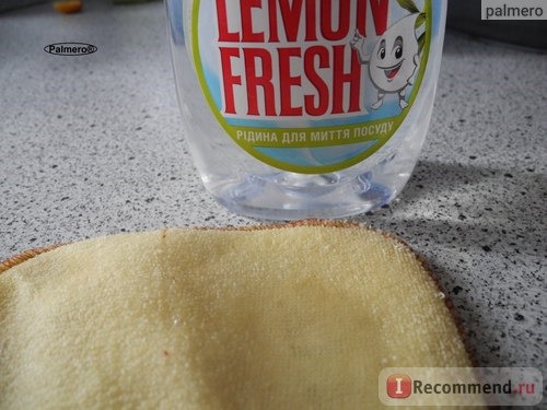 Жидкость для мытья посуды Lemon fresh , бесфосфатное средство фото