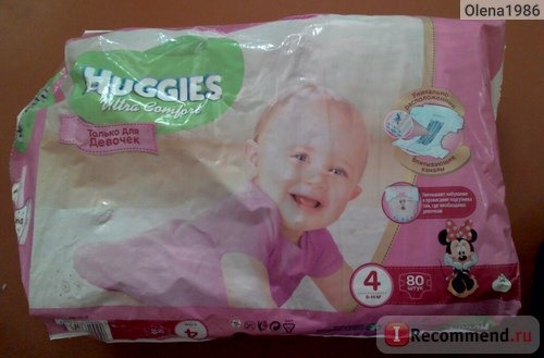 Подгузники Huggies Ultra Comfort Для девочек фото