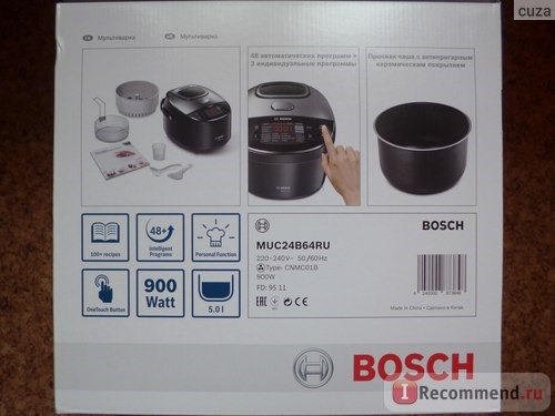 Мультиварка BOSCH MUC24B64 фото