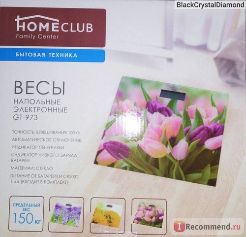 Напольные весы Home Club GT - 973 фото