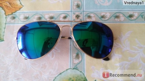 Солнцезащитные очки Aliexpress 16 colors fashion supper star sunglasses UV protection optical Aviator sun glasses men & women free shipping фото