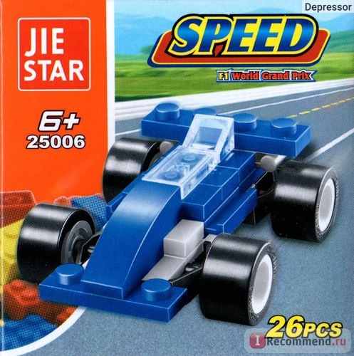 Jie Star Конструктор 25006 - Mini Speedy Racer\Маленький Гонщик фото
