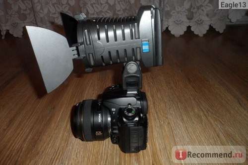 Накамерный свет Ebay 920Lux 5010 Hot shoe LED Camera & Video Light For CANON NIKON PENTAX JVC 13.7W фото
