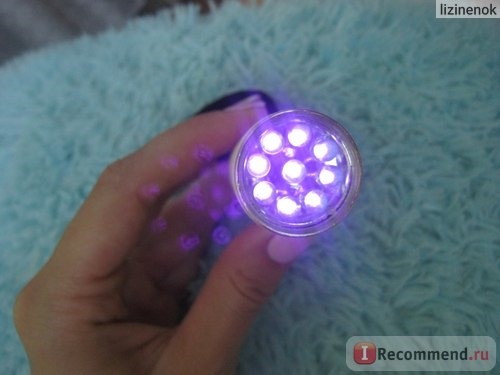 Светодиодный LED фонарик для гель лаков D10352 фото