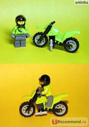 Мотоцикл с мотоциклистом