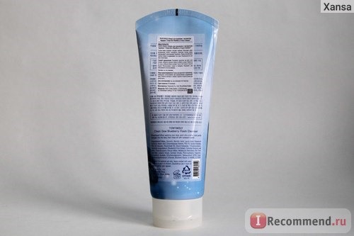 Пенка для умывания TONY MOLY Clean Dew BlueBerry Foam Cleanser с экстрактом черники фото