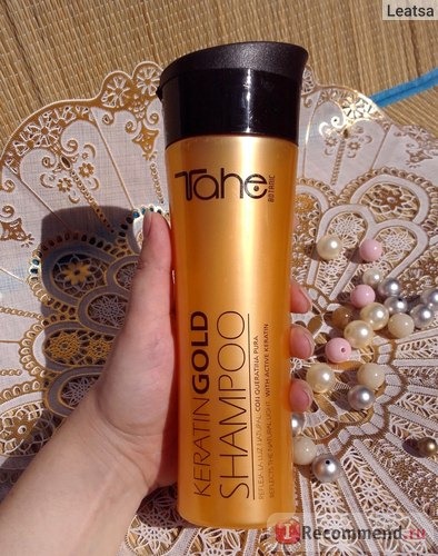 Шампунь Tahe Keratin Gold Shampoo фото