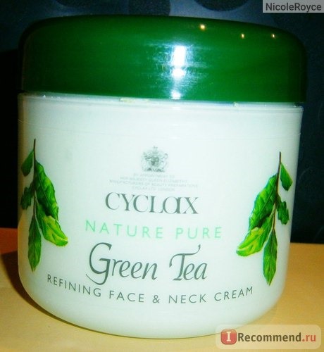 Крем для лица Cyclax Green Tea фото