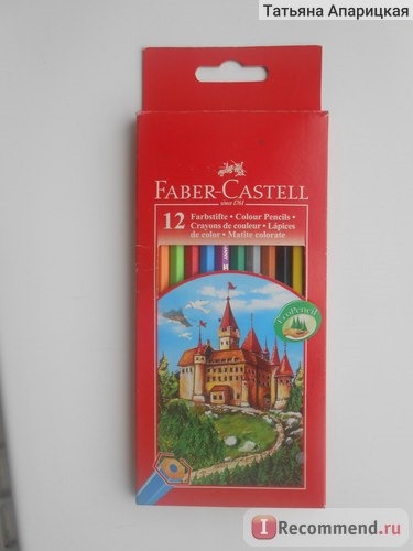 Цветные карандаши Faber-Castell EcoPencils 12 цветов фото