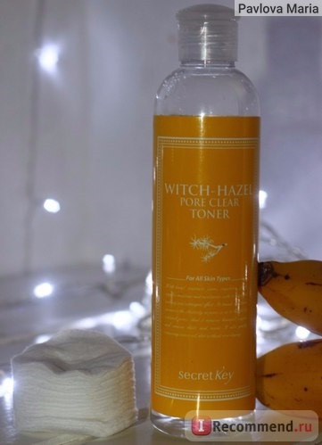 Тонер Secret Key с гамамелисом для очистки пор Witch-hazel Pore Clear Toner фото