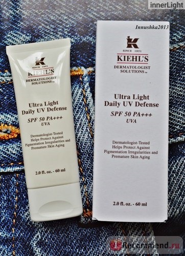 Крем для лица KIEHL'S Ultra Light Daily UV Defense SPF 50 PA+++ фото