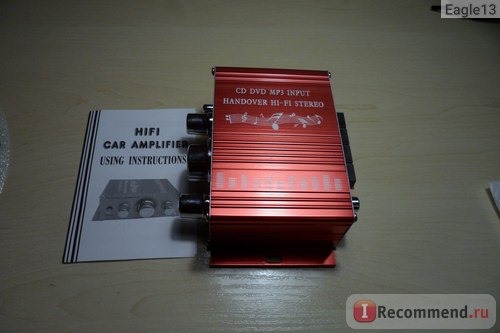 Усилитель мощности Ebay Mini 2 Channels Hi-Fi Subwoofer Stereo Audio Amplifier Amp Car Motorcycle Boat фото