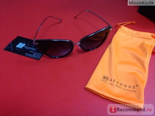 Солнцезащитные очки Aliexpress Aevogue-Newest-Alloy-Temple-Sunglasses-Women-Top-Quality-Sun-Glasses-Original-Brand-Designer-Gafas-Oculos-De фото