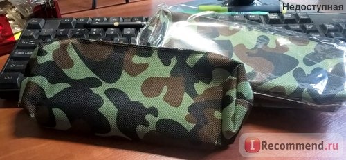 Пенал Aliexpress 2 PCS Camouflage Pencil Case for Boys and Girls School Supplies Zipper Pouch 4 Colors Pencil Bag фото